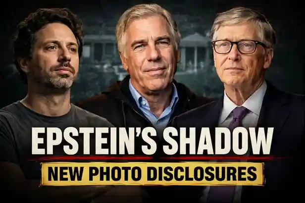 "Bill Gates and Sergey Brin among newly released Epstein photos" 1 Epstein